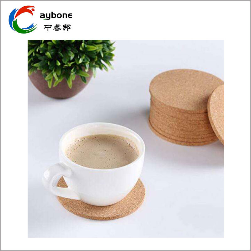 Round Cork Coaster With Adhesive